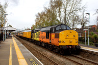 37254 tnt 37421 1Z22 0644 Derby - Bristol at Evesham on Wednesday 2 November 2022