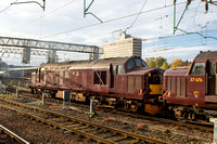 37668 leading 1Z40 0701 Burton - Newcastle Charter at Crewe on Saturday 12 November 2022