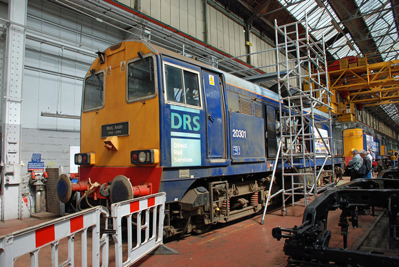 20301 at Eastleigh Works on Sunday 24 May 2009