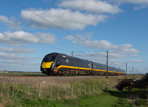 180108 1N95 1523 Kings Cross - Sunderland at Claypole on Sunday 2 April 2023