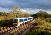 165010 2R32 1432 Leamington - Birmingham Moor Street at Hatton North Junction on Tuesday 8 Nov 2022