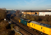 37610 on rear 1Q60 0852 Derby - Selby at Wilmorton on Monday 6 February 2023