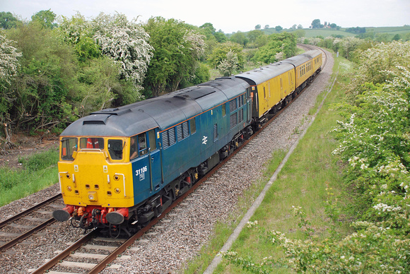 31106 4Z08 1105 Derby - Laira at Knightcote on Monday 31 May 2010
