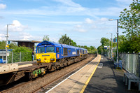 66727 (66148) 6O01 1018 Scunthorpe - Eastleigh at Warwick Parkway on Tuesday 7 May 2024