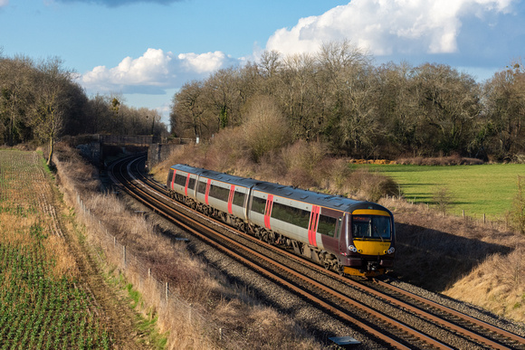 170638 1V11 1407 Nottingham - Cardiff at Croome Perry, Besford on Tuesday 7 March 2023