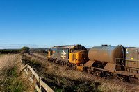 37401 on rear 3J51 1000 York - York at Gristhorpe on Friday 4 November 2022