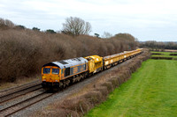 66759 6X98 1412 Toton - Bescot at Barrow upon Trent on Saturday 4 March 2023