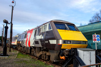 91117 at Barrow Hill on Saturday 14 January 2023