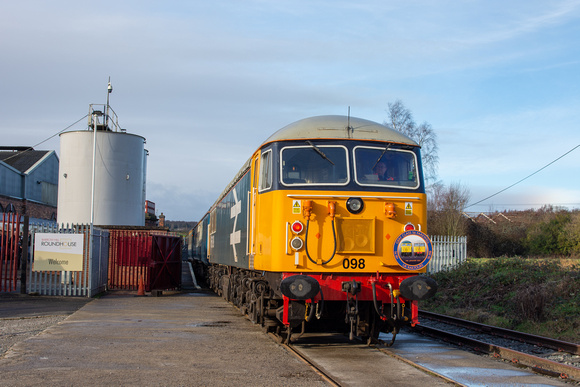 56098 at Barrow Hill on Saturday 14 January 2023