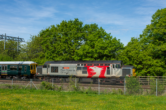 37884 (769935) 5Q23 0939 Long Marston - Doncaster at Pikes Pool, Lickey on Thursday 9 May 2024