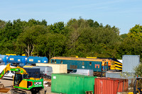 73201 stabled in Tonbridge West Yard on Thursday 6 October 2022