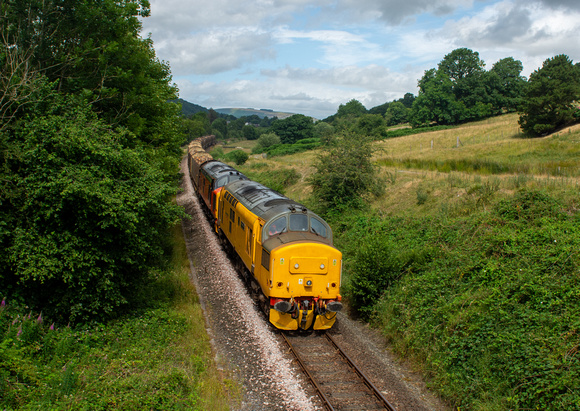 97303/37405 6C55 0950 Aberystwyth - Chirk at Carno on Saturday 8 July 2023