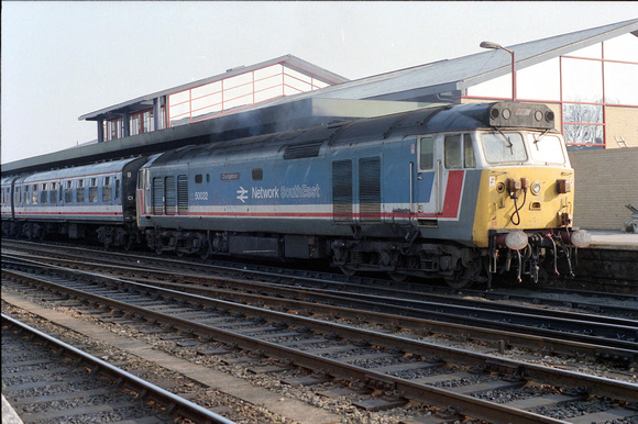 50032 1F35 0915 Oxford - Paddington at Oxford on Saturday 7 April 1990