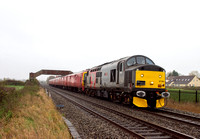 37510 (325013/325006) 5Q76 0015 Mossend - Newport Docks at Stoke Prior on Thursday 7 November 2024