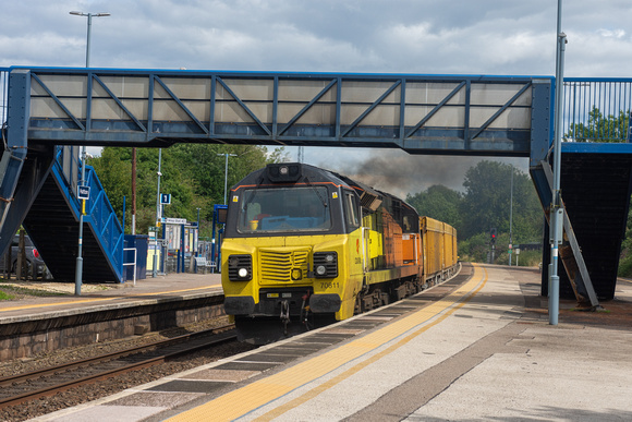 70811 6M40 1142 Westbury - Stud Farm at Hatton on Monday 7 August 2023