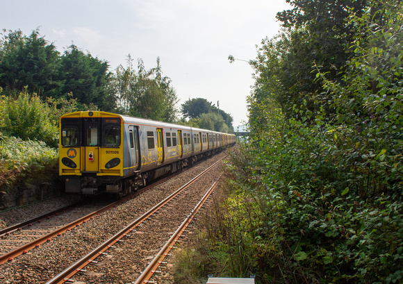 507026 5Q78 1155 Birkenhead - Newport Docks at Buckley on Friday 8 September 2023