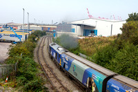 60026 on rear 6E10 1047 Liverpool - Drax at Bootle on Friday 8 September 2023