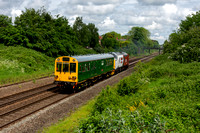 37418 on rear 2Z01 1029 Crewe - Llanwrtyd Charter at Kemps Eye on Tuesday 14 May 2024