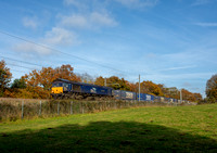 66425 4V44 1044 Daventry - Wentloog at Pikes Pool, Lickey on Thursday 14 November 2024