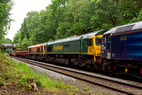 66532/66503 6D95 1456 Bescot - Toton at Streetly on Monday 3 June 2024