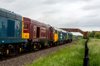 20142 (50033/D182) 0Z20 0910 Kidderminster - Bishops Lydeard at Stoke Prior on Tuesday 4 June