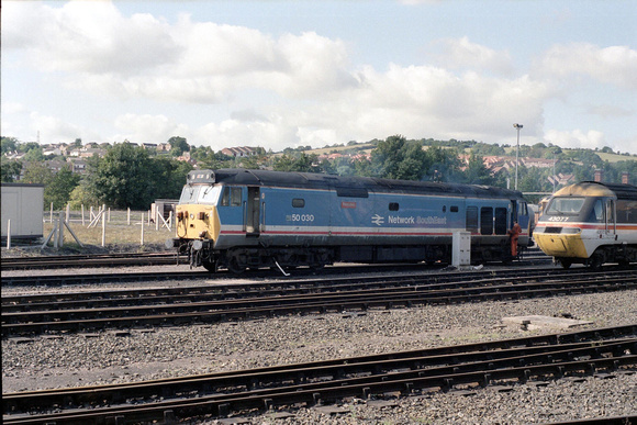 50003 at Exeter on Sunday 24 June 1990