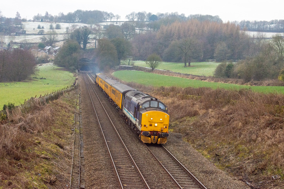 37425 tnt 37402 1Q42 1130 Derby - Derby at Chevin, Milford on Sunday 12 January 2025