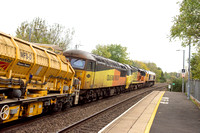 59003 (70811/56078) 6M50 0713 Westbury - Bescot at Warwick Parkway on Monday 21 October 2024