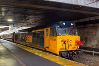 50007 leading 1Z50 0748 Euston - Preston Charter at Bolton on Saturday 9 December 2023