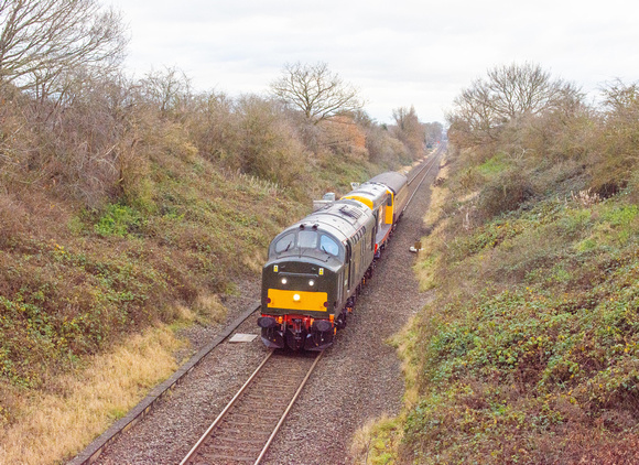 D6851/20118 5Z20 1251 Reading - Crewe at Old Milverton on Wednesday 13 December 2023