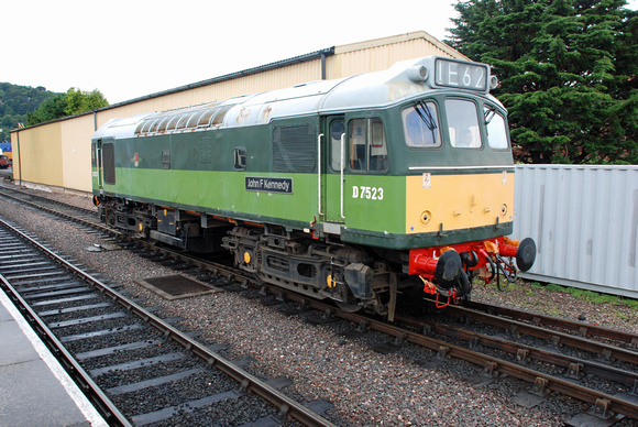 D7523 at Minehead on Wednesday 9 July 2008