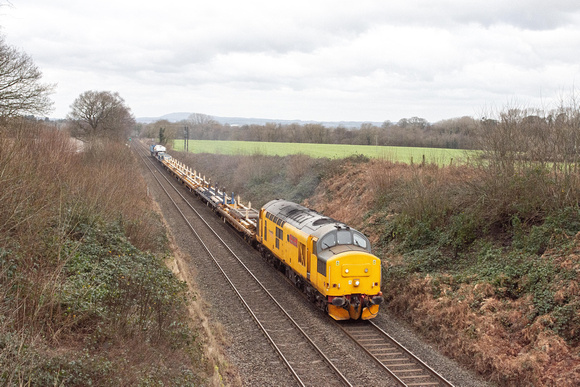 97302 6C71 1330 Coleham - Crewe at Albrighton on Monday 8 January 2024