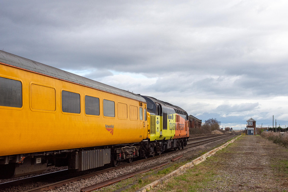 37057 on rear 1Q86 1123 March - Derby at Turves on Saturday 3 February 2024