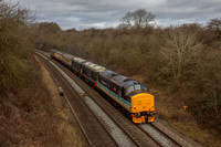 37409 (D8096/D8107) 5Z82 1020 Crewe - Southall at Whitnash on Sunday 4 February 2024