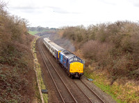 37800 (319369) 5Q79 0958 Allerton - Newport Docks at Abbotswood Junction on Wednesday 7 February 202