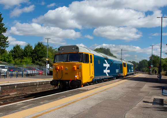 50007/50049 0Z50 1021 Eastleigh - Kidderminster at Hatton on Friday 9 August 2024