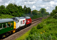 37418 on rear 2Z01 1029 Crewe - Llanwrtyd Charter at Kemps Eye on Tuesday 14 May 2024