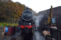 42073 at Haverthwaite on Saturday 3 November 2019