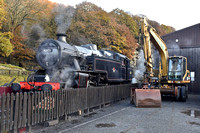 42073 at Haverthwaite on Saturday 3 November 2019