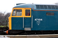 47614 on rear 1Z43 0915 Fort William - Crewe Charter at Crianlarich on Sunday 17 February 2019