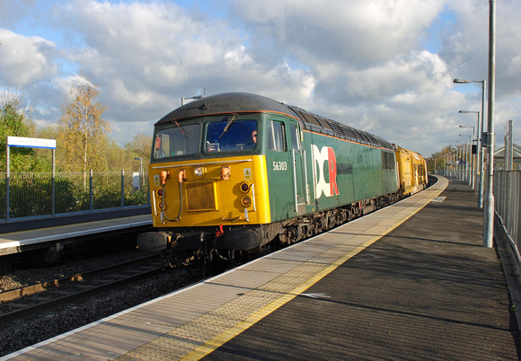 56303 6Z41 1016 Totton - Doncaster at Warwick Parkway on Friday 22 November 2013