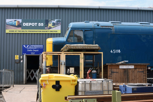 45118 at Barrow Hill on Saturday 4 August 2018