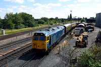 50035 shunting stock at Kidderminster on Sunday 15 July 2018