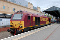 67021 stabled at Inverness on Tuesday 25 June 2013