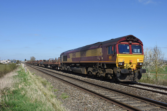 66158 6V92 1034 Corby - Margam at Ashchurch on Friday 2 April 2021