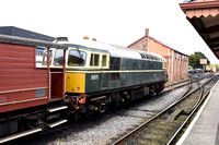 D6575 stabled at Minehead on Monday 6 May 2019