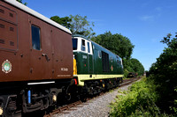 D7017 1549 Minehead - Bishops Lydeard at Dunster West on Saturday 22 June 2019