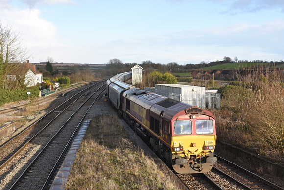 66xxx 4H65 1215 Immingham - Drax at Barnetby on Saturday 14 December 2019