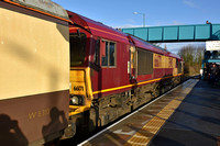 66171 on rear 1Z25 0452 Trowbridge - Roxby Gullet Charter at Barnetby on Saturday 14 December 2019