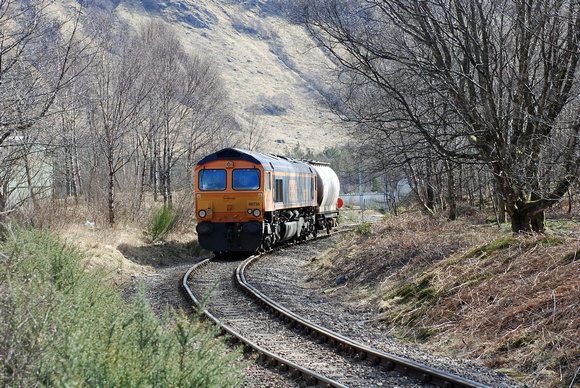 66735 at Fort William on Saturday 30 March 2013